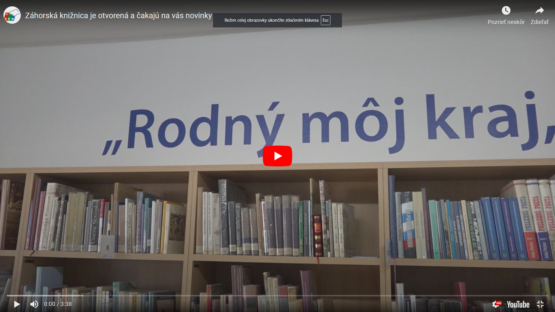 Záhorská knižnica vás pozýva na podujatia Týždňa slovenských knižníc